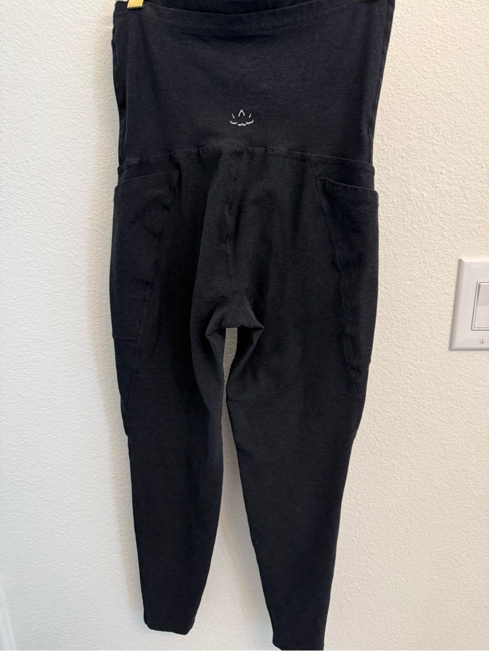 Beyond the Bump by Beyond Yoga Maternity S Gray Ankle Leggings High Rise